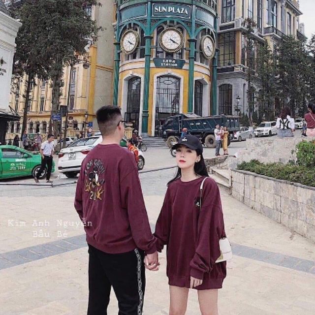 Áo nỉ đôi nam nữ