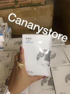 Viên collagen tươi làm mặt nạ