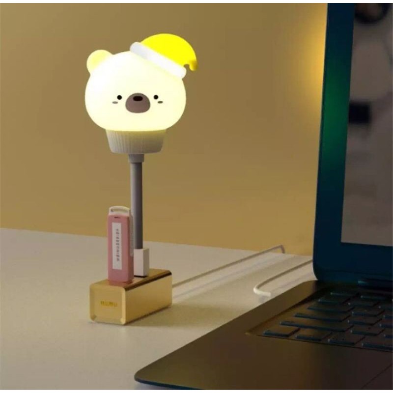 • HCM •Đèn Ngủ LED USB Cho Bé Nhân Vật Hoạt Hình Dễ Thương Điều Khiển Từ Xa