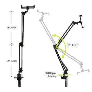 Giá Đỡ Điện Thoại -Giá Đỡ Máy Tính Bảng Có Chân Kẹp Xoay 360 độ Tiện Lợi