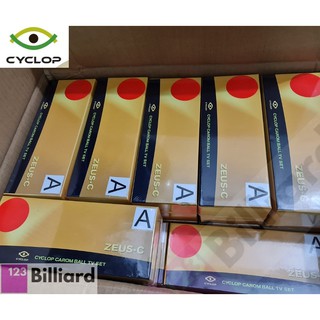 [SIÊU THỊ BIDA] Bộ bi bida CYCLOP Zeus-C 3 trái 61.5 [BI/BALL BIDA]