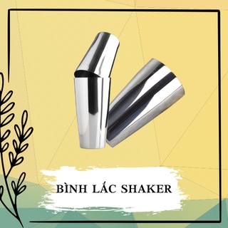 Bình lắc boston inox/ bình lắc shaker inox 2 mảnh