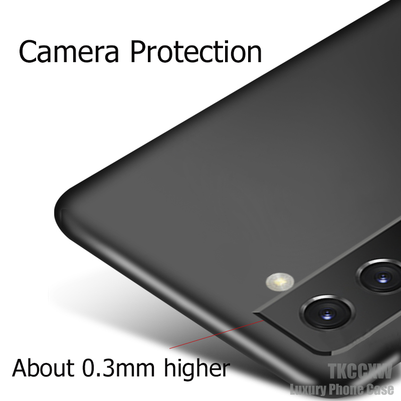 Ốp điện thoại nhám siêu mỏng đơn giản cho Samsung Galaxy S20 S21 Plus S20 S21 Ultra S21 FE