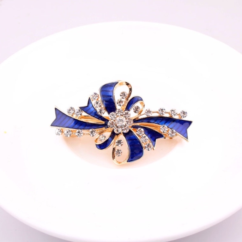 Kẹp đuôi tóc đính đá siêu bền đẹp cho nữ