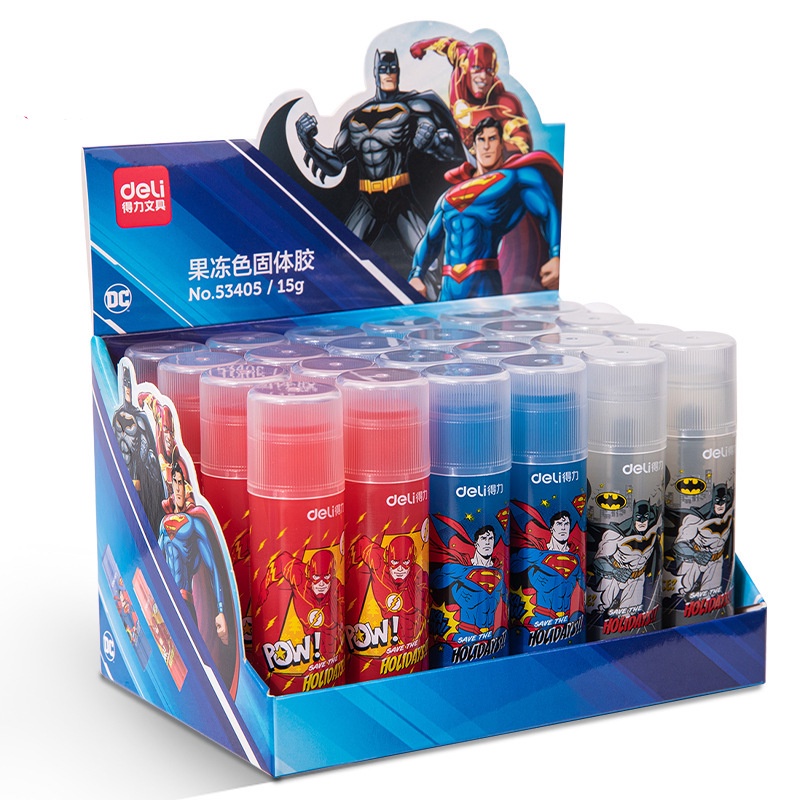 Hồ khô Deli kết dính mạnh hình siêu anh hùng - 15g - 53405