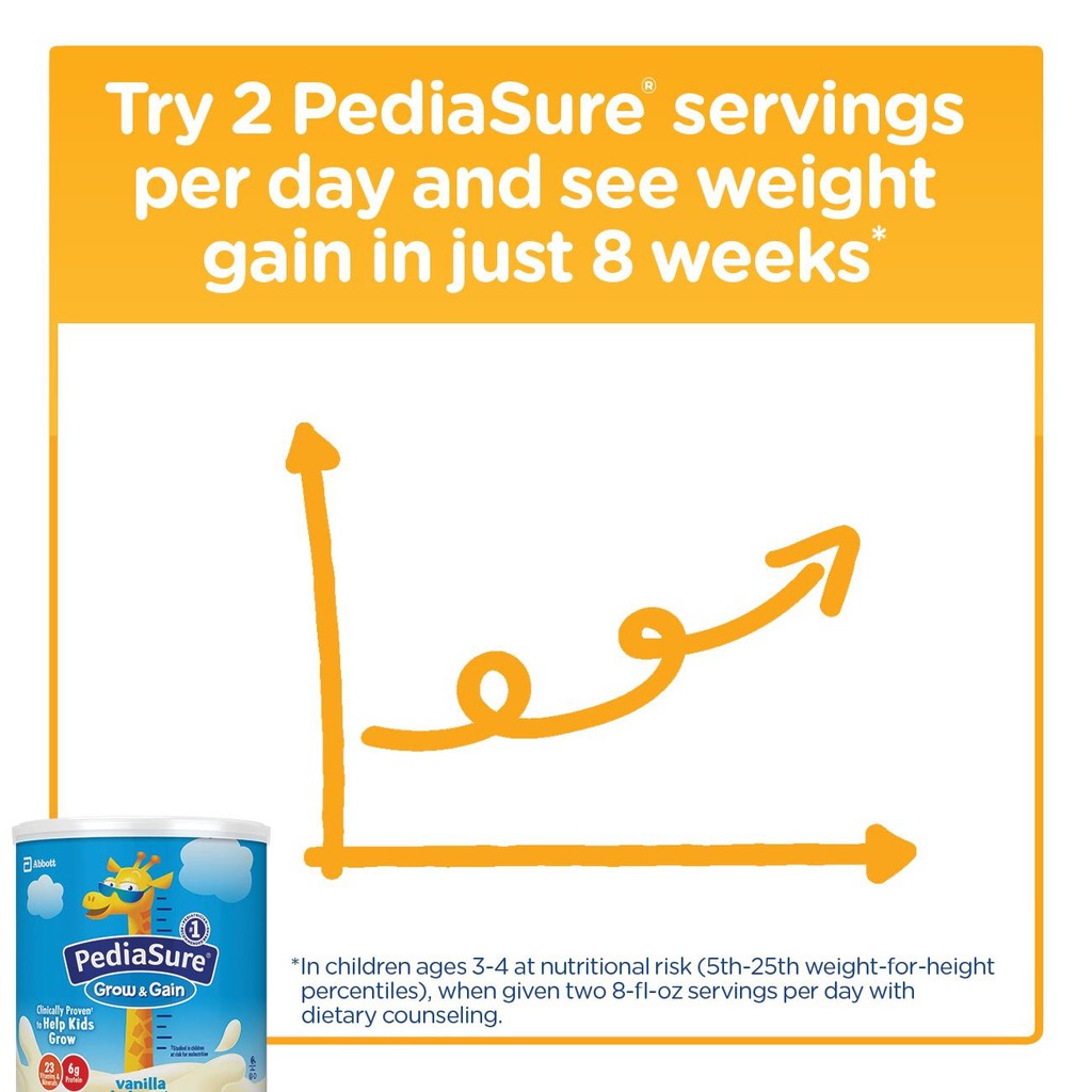 [ Có bill ] Sữa Pediasure Grow and Gain vị vani