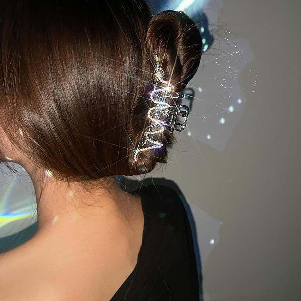 Kẹp Tóc Hình Cá Mập Phong Cách Harajuku Thanh Lịch Cho Nữ|Kẹp Tóc Kim Loại Phong Cách Hàn Quốc