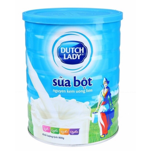 Sữa bột Dutch Lady Nguyên Kem 900g