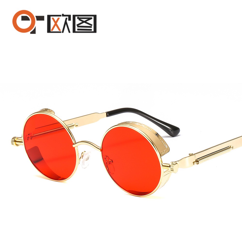 Kính mát có gọng tròn phong cách độc đáo thời trang 2518