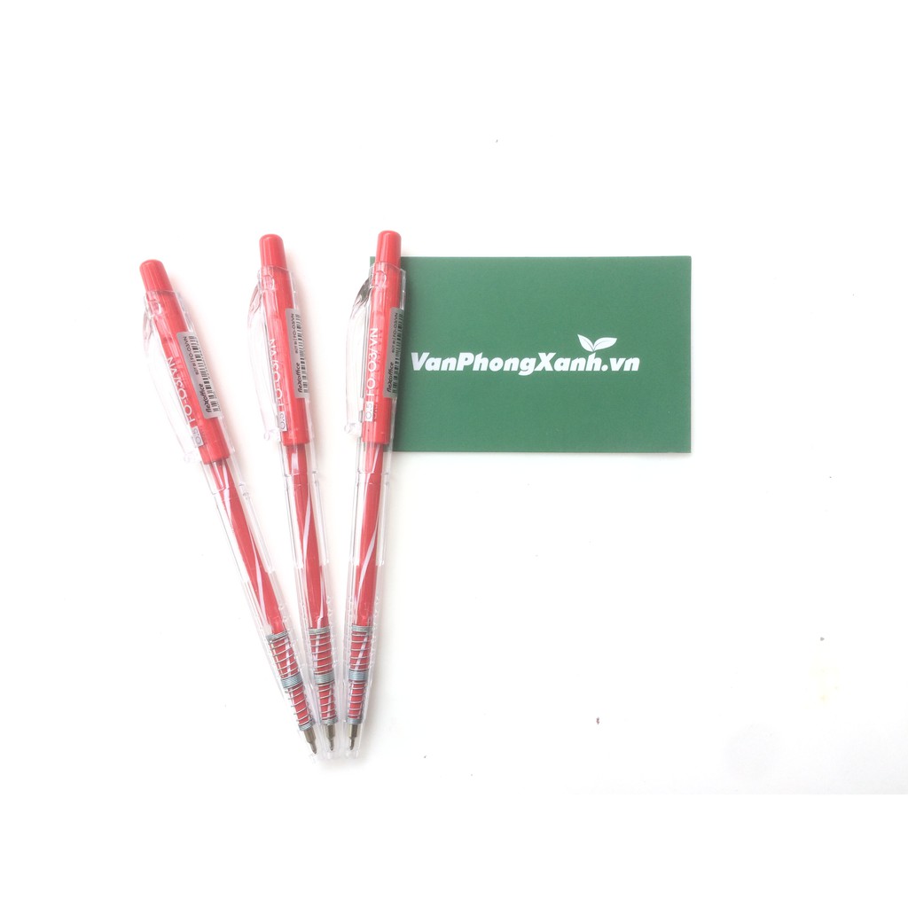 Bút Bi Flexoffice FO - 03 0.5mm - Đỏ/Xanh/Đen