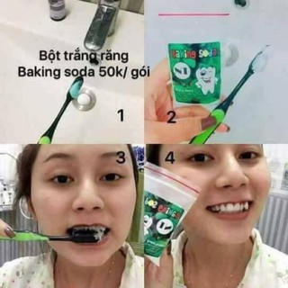 HOT!!! Baking soda  làm trắng răng