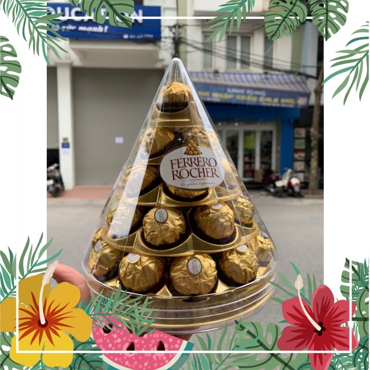 KẸO THÁP SOCOLA FERRERO ROCHER - FRANCE NGA HÌNH THÁP