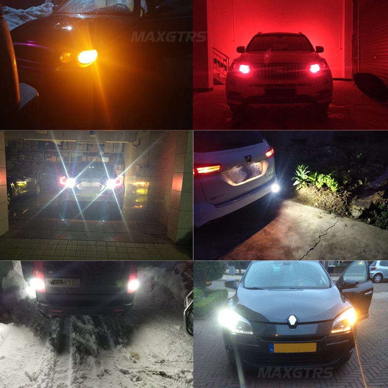 Bộ 2 bóng đèn LED Canbus MAXGTRS 2000Lm T15 W16W siêu sáng không lỗi 1860 912 921 màu trắng