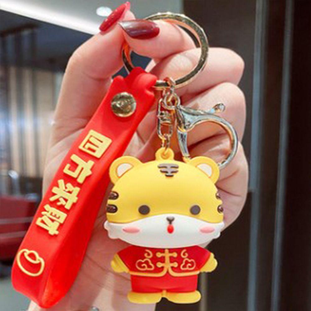 Móc Khóa Nhựa PVC Hình Động Vật Dễ Thương