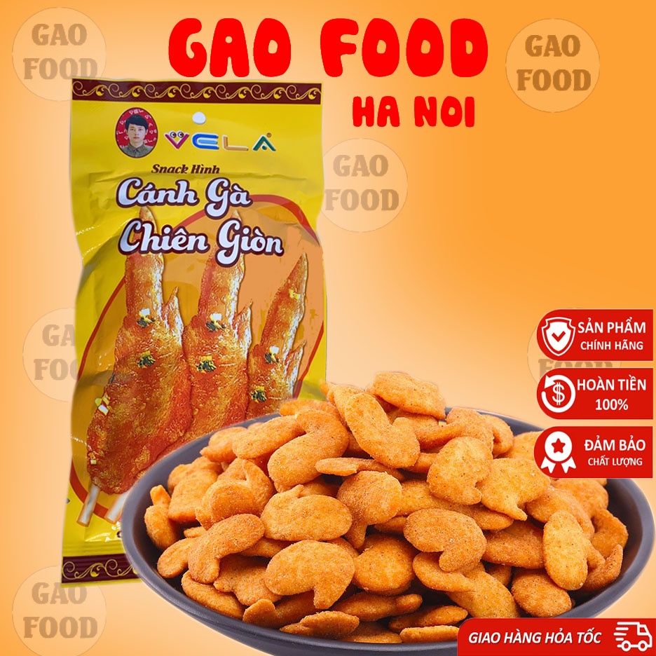 [ Hot ]Bim Bim Snack Cánh Gà Chiên Giòn Đồ Ăn Vặt Ngon Giòn Hấp Dẫn Giá Rẻ