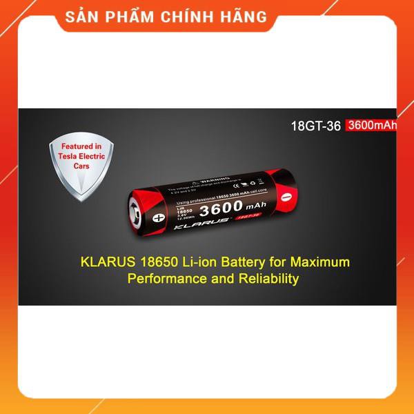 Pin sạc KLARUS 18650 cao cấp dung lượng 3600mAh siêu bền siêu tiết kiệm Đèn &amp; Đèn pin