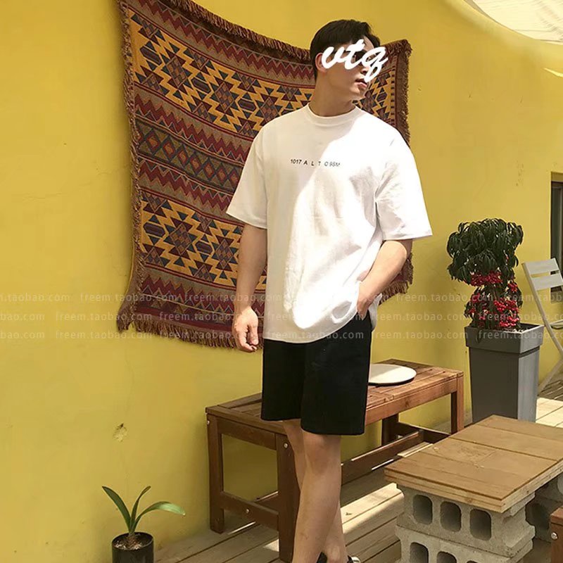 Áo Thun Tay Ngắn Dáng Rộng In Chữ M-8XL Thời Trang Cho Nam