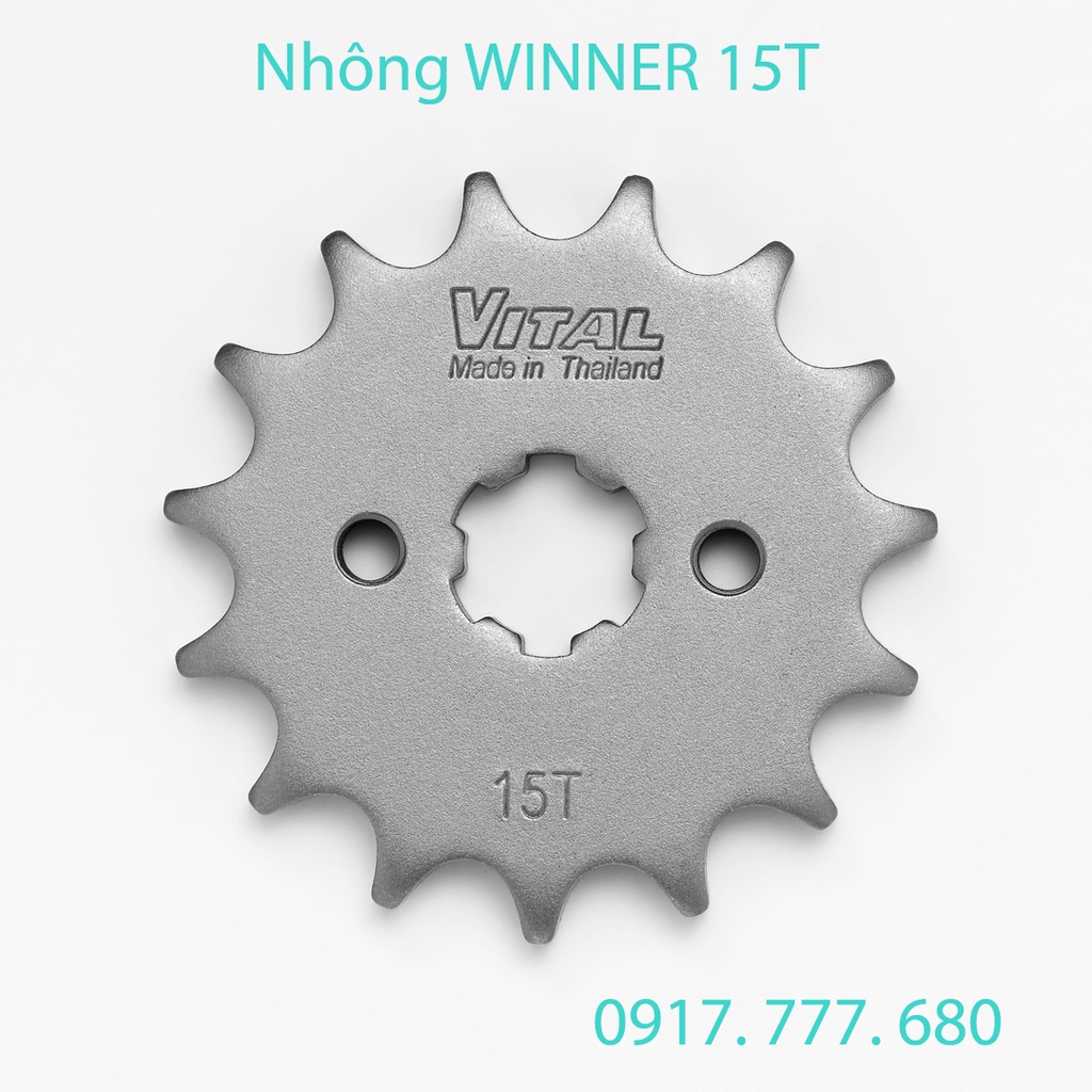 Nhông Winner, Winner X, Sonic, Nova Dash, size từ 13 - 14 - 15 - 16 răng  - NSD, Nhông sên dĩa VITAL chính hãng Thái lan