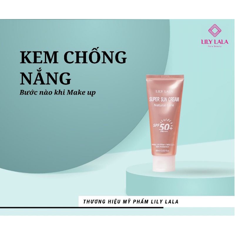 Kem Chống Nắng Super Sun Cream .Natural Care mỹ phẩn LILYLALA nhập khẩu hàn quốc