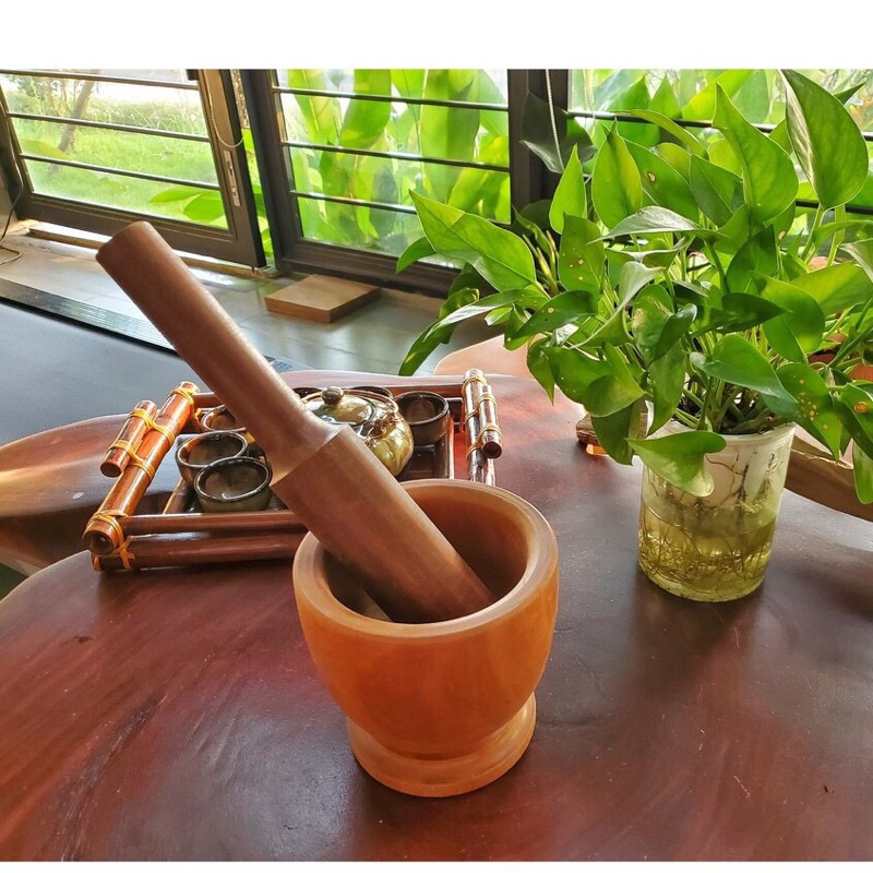 Bộ chày cối gỗ cao cấp an toàn