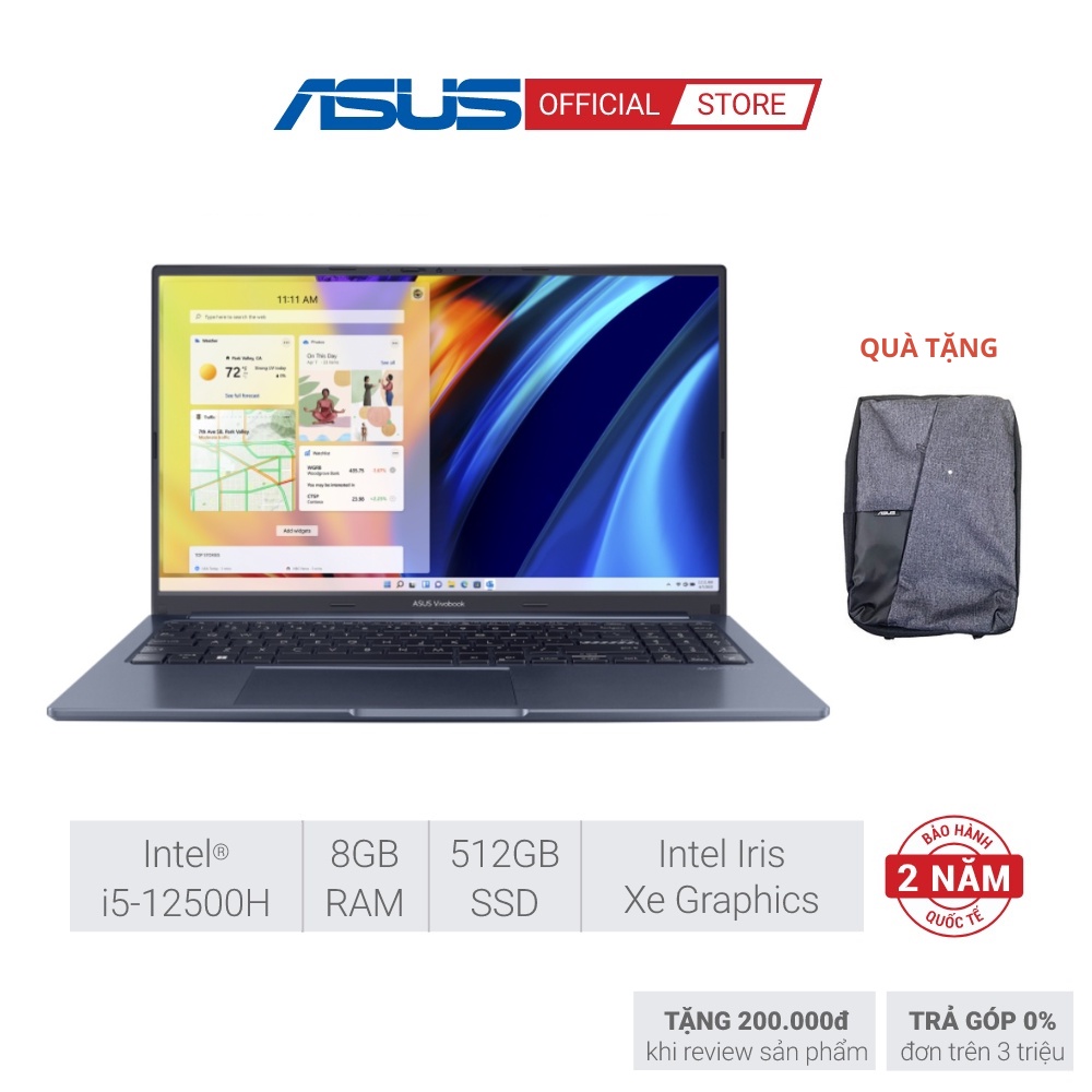 Laptop Asus Vivobook 15X A1503ZA-L1422W i5-12500H|Xe Graphics|8GB|512GB|15.6'' OLED