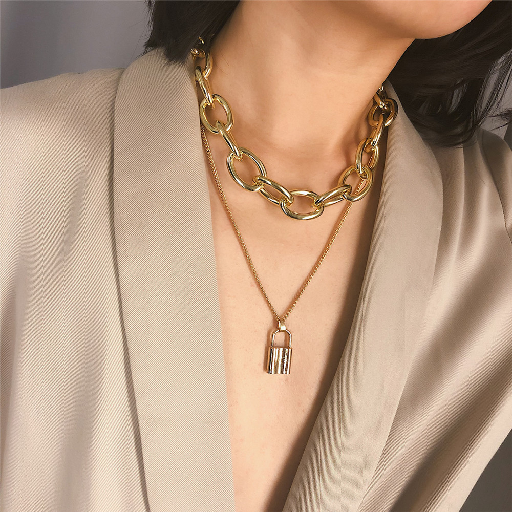 Dây Chuyền Hợp Kim Hai Lớp Phong Cách Boho Cổ Điển Dành Cho Nữ
