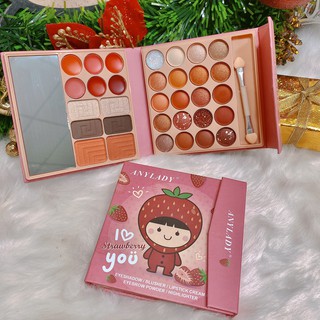 Set trang điểm 33 món dâu AnyLady S2