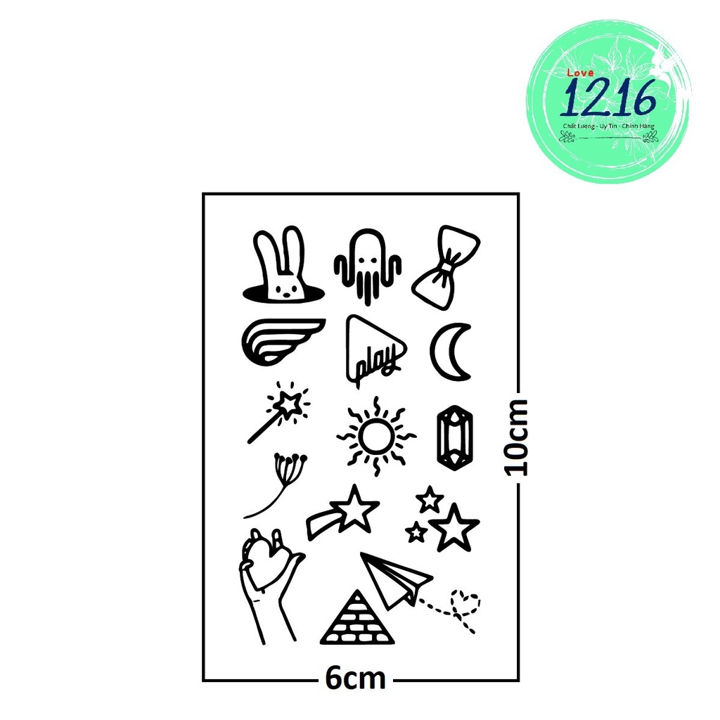 Hình Xăm Kéo Dài Đến 15 Ngày; Dán Chống Nước, Tạm Thời