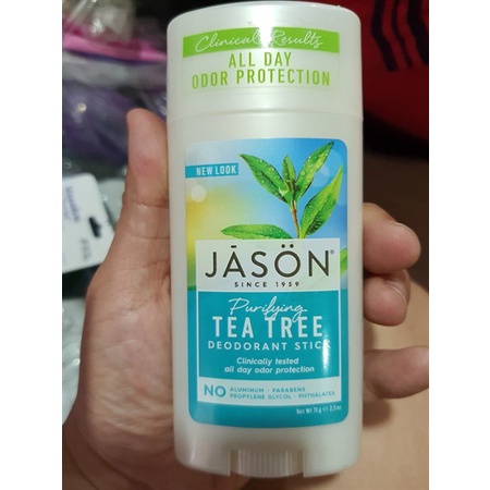 Lăn sáp nữ Jason 71g - Tea Tree (Mỹ)