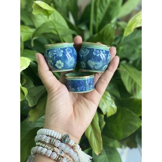 Cóng vẽ tay tầu tràm cổ dùng cho Chào mào