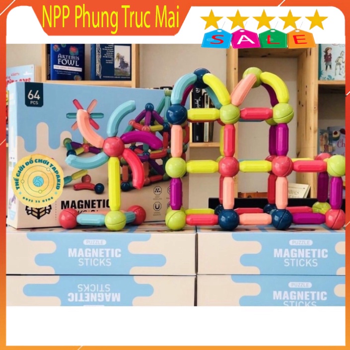 [AN TOAN CHO BÉ] Bộ Đồ Chơi Xếp Hình Nam Châm, Lắp Ráp Lego Thông Minh Cho Bé, Giúp Trẻ Em Phát Triển Trí Tuệ