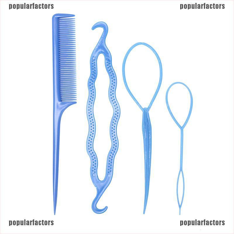 Bộ 4 Dụng Cụ Tạo Kiểu Tóc Thời Trang