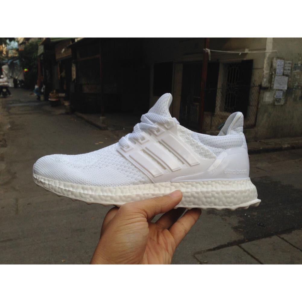 [Chính Hãng] [FREE SHIP + FULL BOX] Giày Adidas UltraBoost màu Full trắng (All White) . 2020 new . :)) [ MỚI VỀ ]