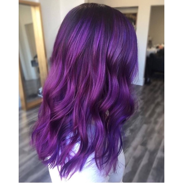 Tuýp Nhuộm Tóc Màu Tím Hoa Oải Hương 7.2 Medium Violet Blonde Hair Dye Cream