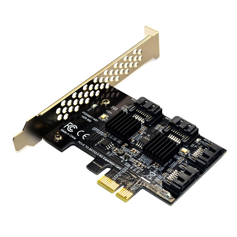 Card Mở Rộng W5Vn Pci-E Sang Sata3.0 Với 4 Cổng Dành Cho Ổ Cứng Ipfs | BigBuy360 - bigbuy360.vn