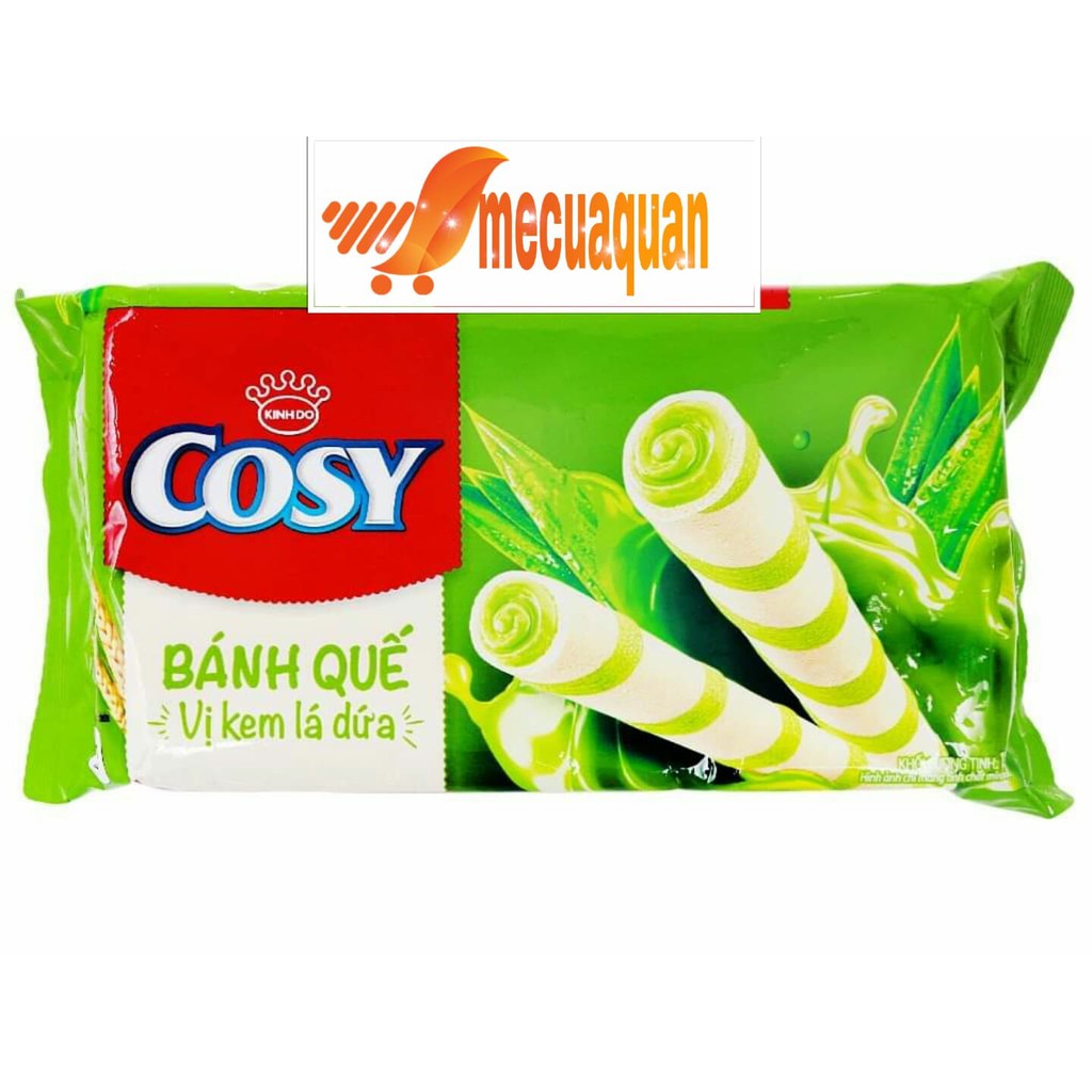 Bánh quế vị kem lá dứa Cosy gói 132g