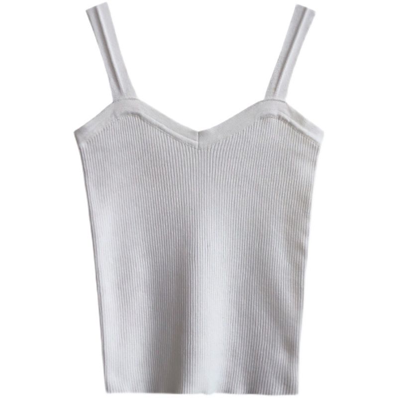 Jiashucheng Áo Dệt Kim Không Tay Thời Trang Mùa Hè Cho Nữ