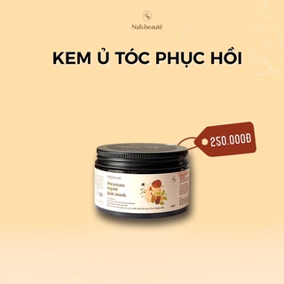 Kem ủ xả bồ kết thảo dược dưỡng tóc phục hồi tóc giảm rụng siêu thơm nab 300g