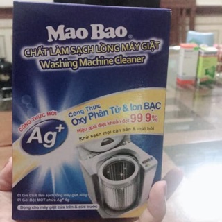 Tẩy lồng giặt mao bao ion bạc nâng cấp mới 300g+6g