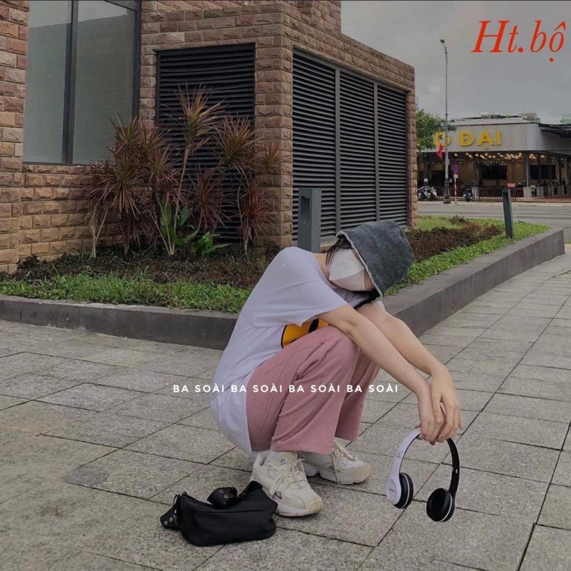 Bộ DREW quần xuông Hồng HT12