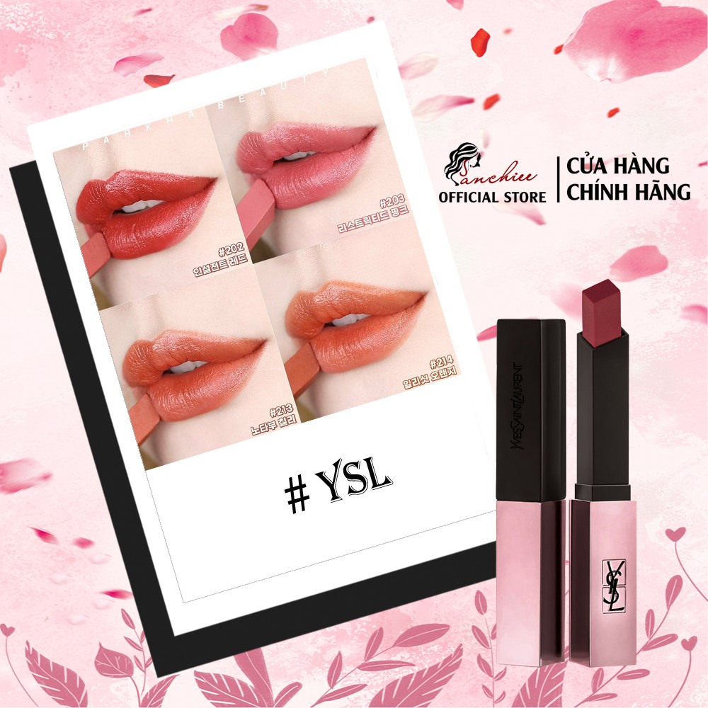 Son môi cao cấp YSL The Slim Glow Matte Lipstick HOT TREND 2021