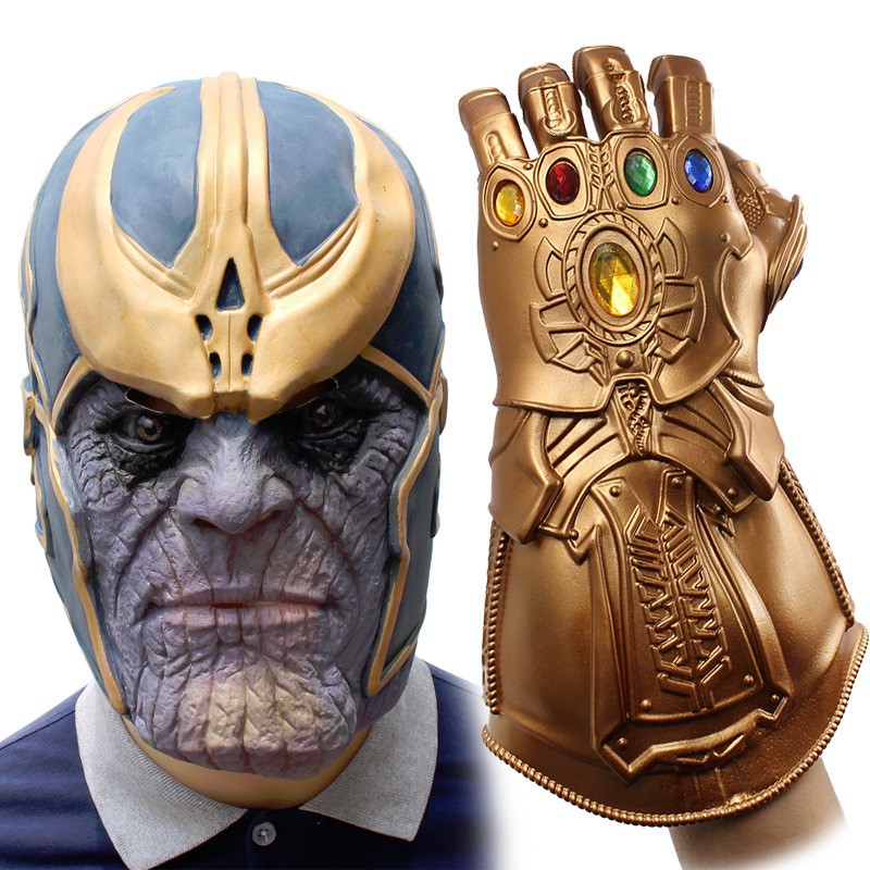 Mặt Nạ Thanos Silicone Hóa Trang Chuẩn Điện Ảnh