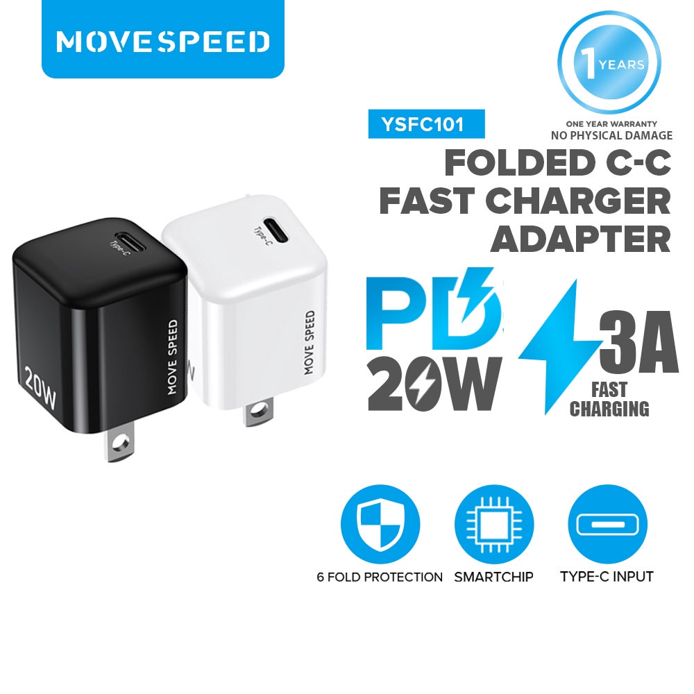 [Mã BMLTB35 giảm đến 35K đơn 99K] Củ Sạc Nhanh MoveSpeed 20W PD | BigBuy360 - bigbuy360.vn