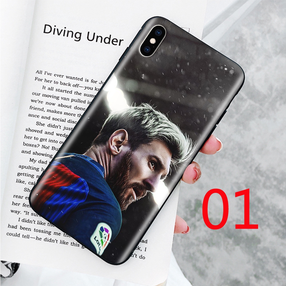 Ốp điện thoại họa tiết Lionel Messi cho iPhone 5 5s 6 6s Plus 7 8 SE X XR XS Max