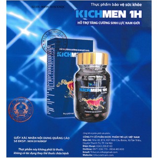 🔹 KICHMEN PLUS - KICHMEN 1h [Sinh Lý Phái Mạnh]