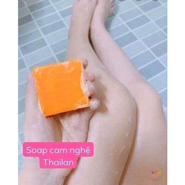 Combo 2 bánh Xà Phòng Cam Nghệ Galong Thiên Nhiên 100%