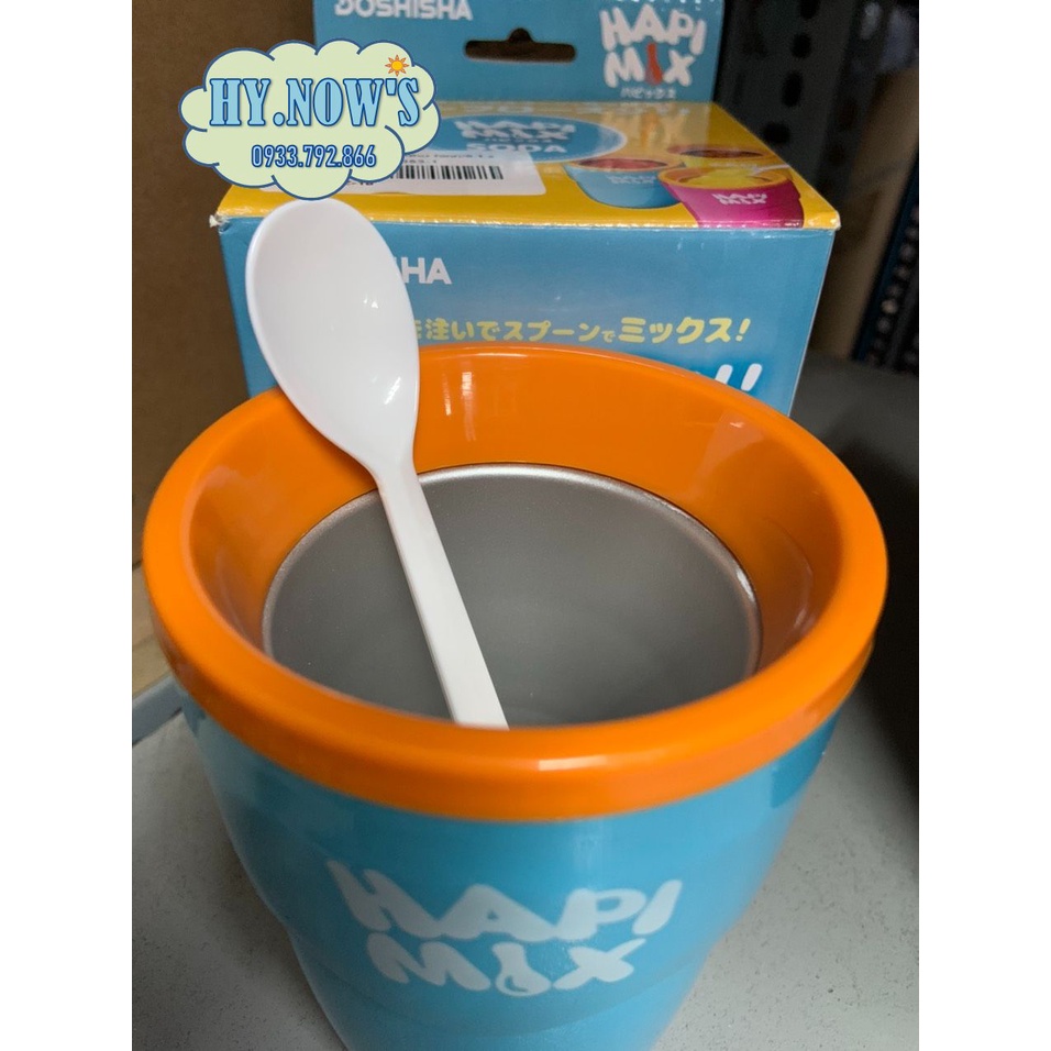 Ly Làm Kem Đá Bào Tuyết Doshisha Hapi Mix DHFZ-18BE 180ml - Hàng Chính Hãng