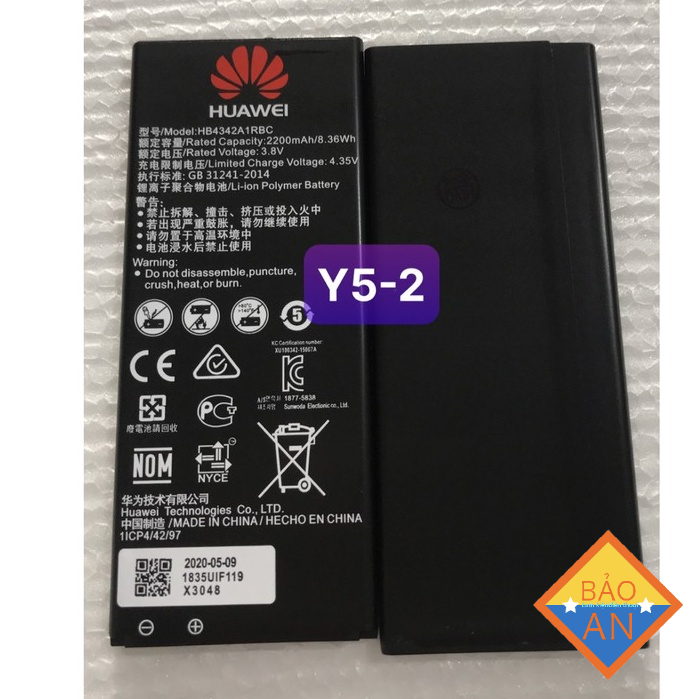 pin y5-ii / 4a (mã HB 4342A1RBC)