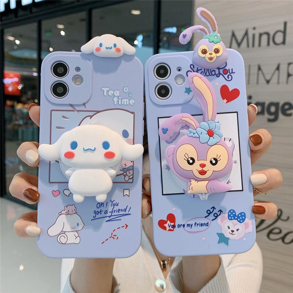 Phụ kiện Phụ kiện điện thoại ✉Ốp điện thoại họa tiết hoạt hình cho Apple 13 12 11 pro max 8 7 6 s Plus x xr xsmax