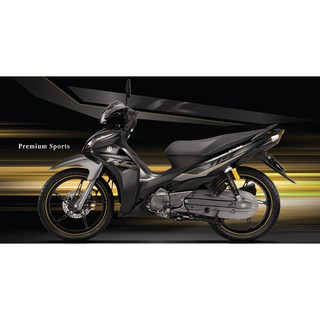Mu rùa (Ốp đuôi) Jupiter Fi đen bóng Yamaha